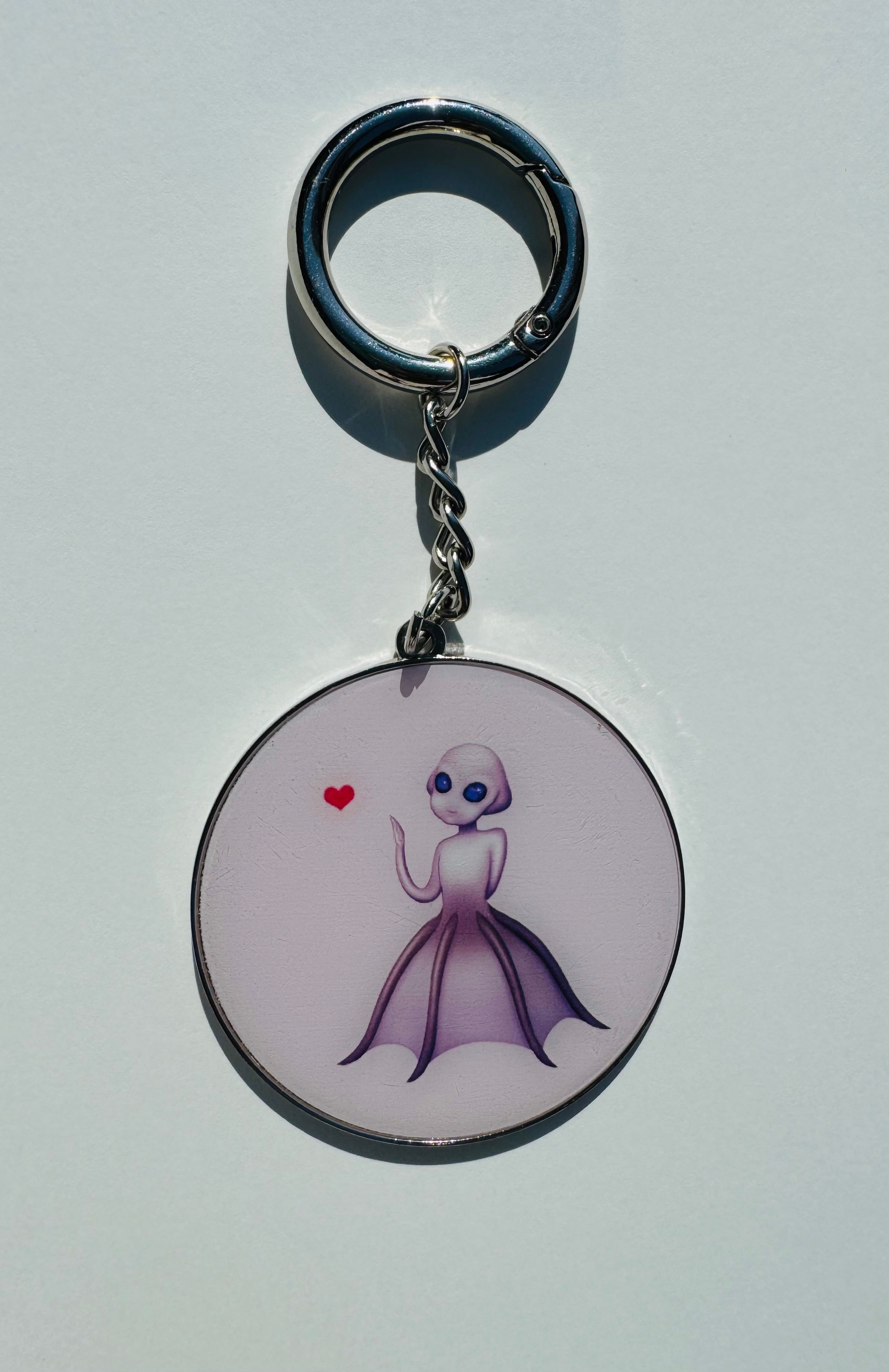 Anokhi Official Mascot Love Heart Keychain